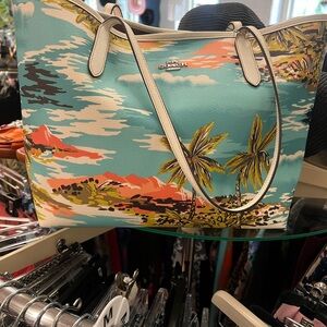 Coach Beach tote bag!